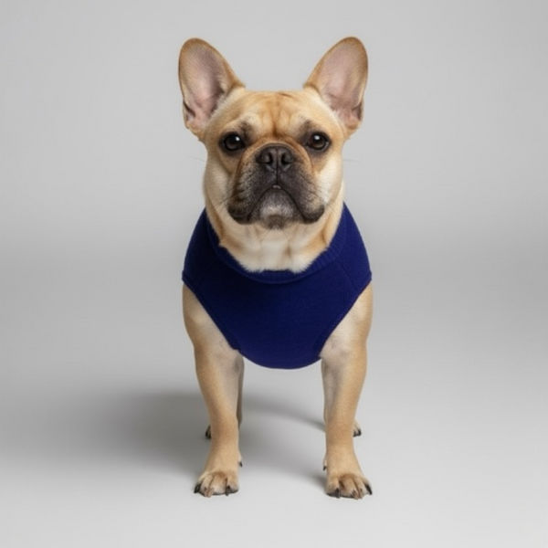 Talking Dog Club Bright Winter High Paw Jumper Sweater for Dogs (Blue)