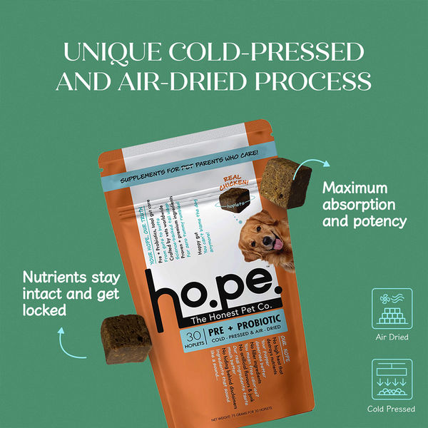 Hope Chicken Flavoured Pre+ Probiotics Supplement for Dogs
