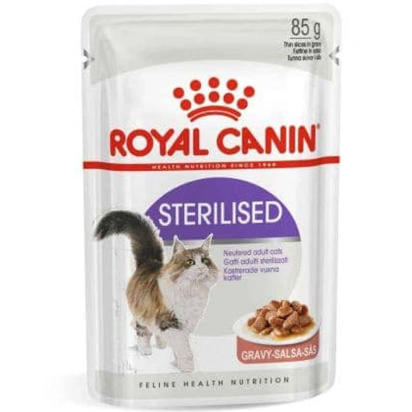 Royal Canin Instinctive and Sterilised/Neutered Gravy Adult Cat Wet Food Combo