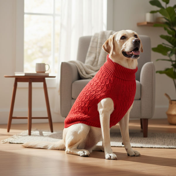 Skatrs Red Sweater For Dogs and Cats