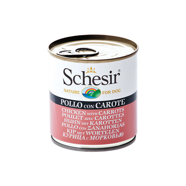 Schesir Chicken & Rice with Carrot in Jelly Dog Wet Food