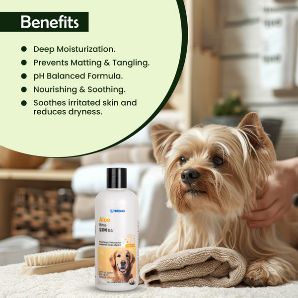 Forcans Aloe Rinse Conditioner for Dogs