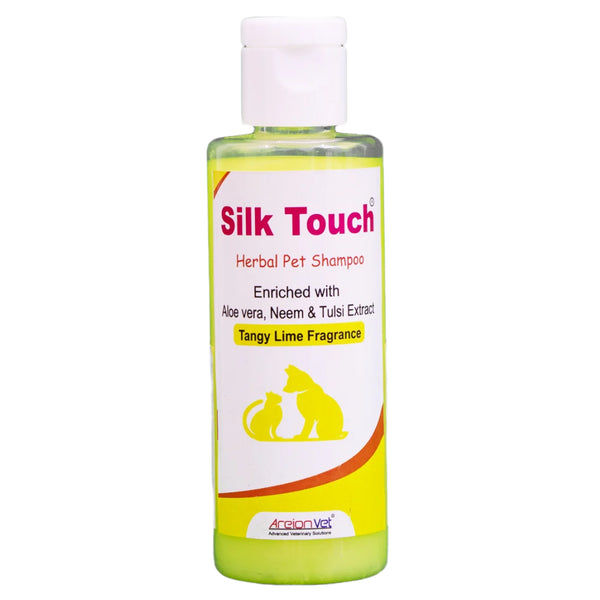 Areion Vet Silk Touch Shampoo Tangy Lime Fragrance for Dogs and Cats