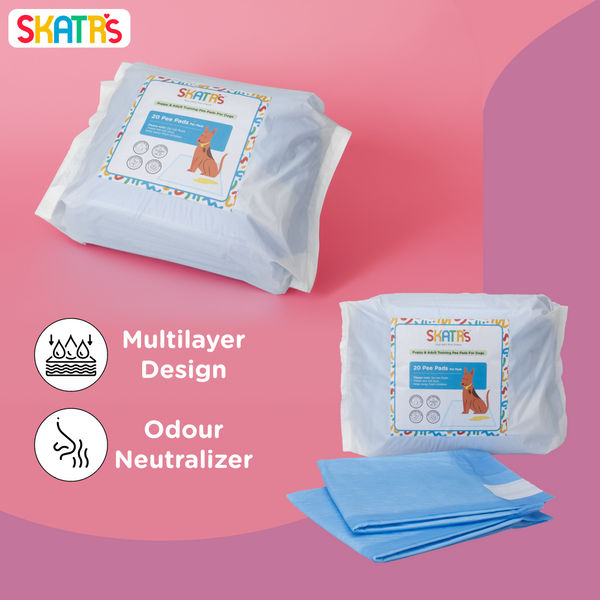 Skatrs Training Pee Pads for Dogs and Cats (45x60cm)