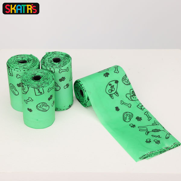 Skatrs Compostable Poop Bags for Dogs and Cats