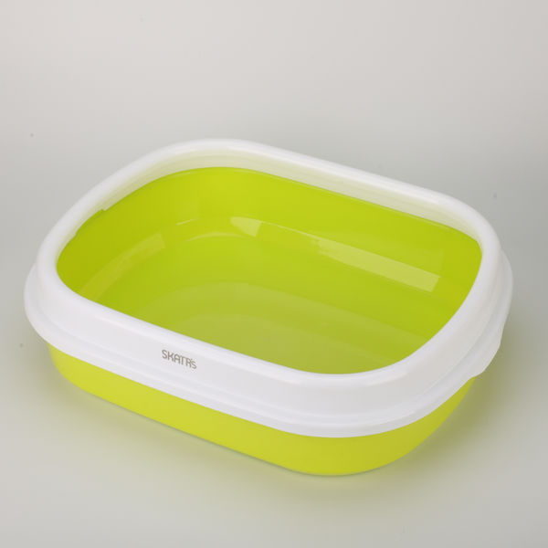Skatrs Litter Tray for Cats (Green)