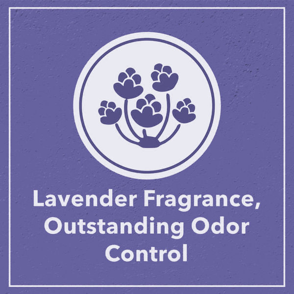 Scoopy Quick Clumping Lavender Scented Litter with Skatrs Litter Tray for Cats