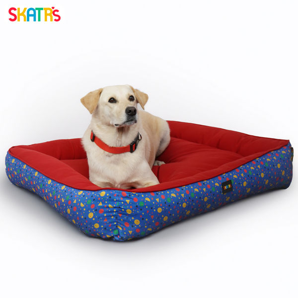Skatrs Stellar Vibrant Space Bed for Dogs & Cats