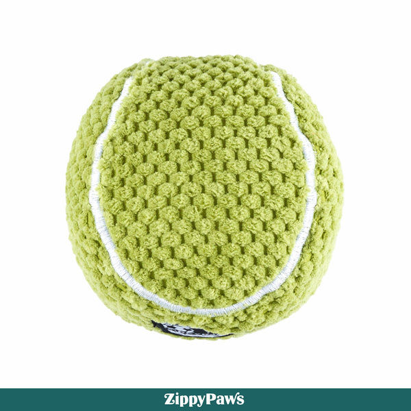 Zippy Paws SportsBallz Tennis Ball Plush Toy for Dogs