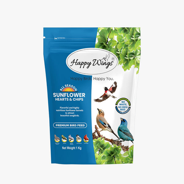 Happy Wings Sunflower Heart Seed Bird Food