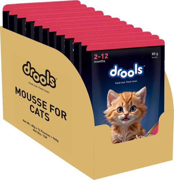 Drools Salmon Mousse Kitten Cat Wet Food