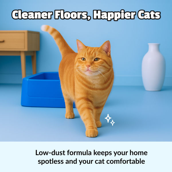 Scoopy Cat Litter | Lavender Scented | Quick Clumping | 100% Natural Bentonite White Sand (Buy 1 Get 1)