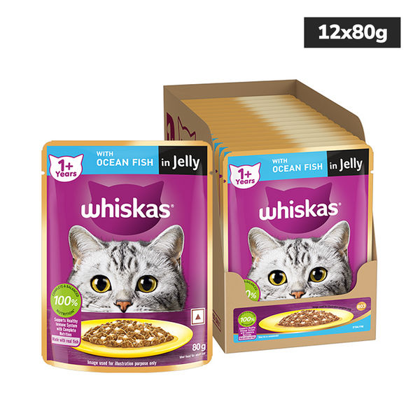 Whiskas Ocean Fish Adult Cat Wet Food