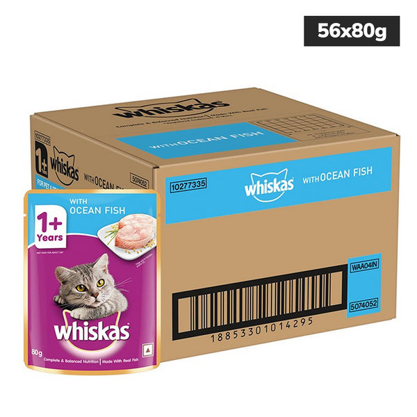 Whiskas Ocean Fish Adult Cat Wet Food
