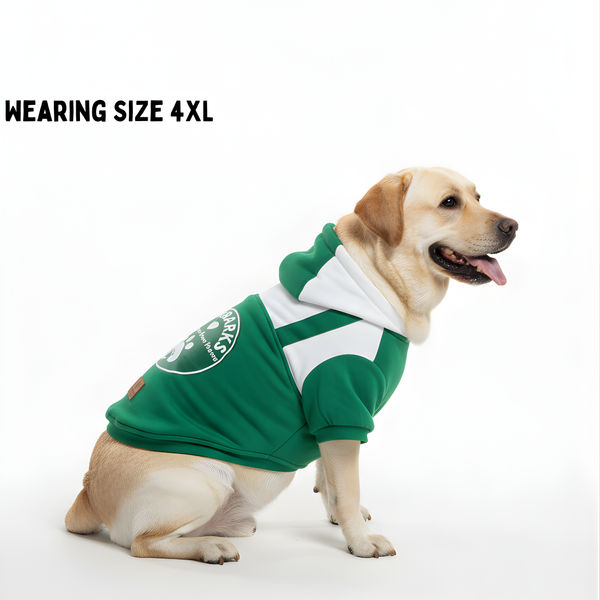 Pawgypets Furbarks Hoodie for Dogs (Green)