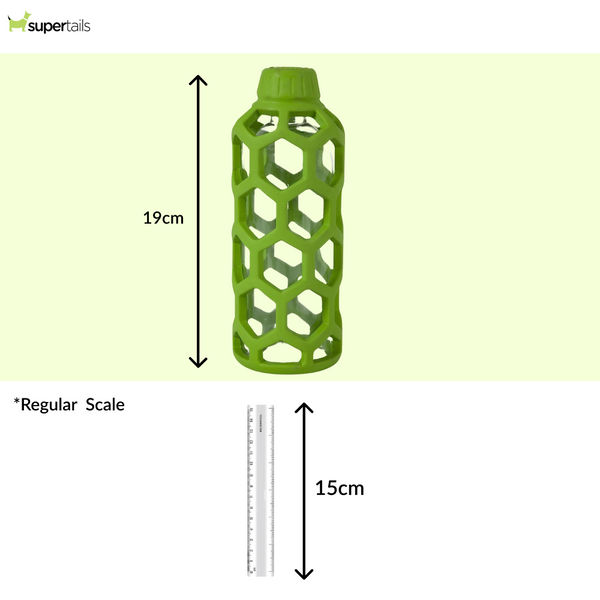 JW Holee Water Bottle Toy for Dogs (Green)