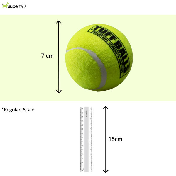 PetSport Tuff Balls Toy for Dogs (Yellow)