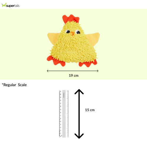 Barkbutler x Fofos Tough Squeaky Chick Toy for Dogs