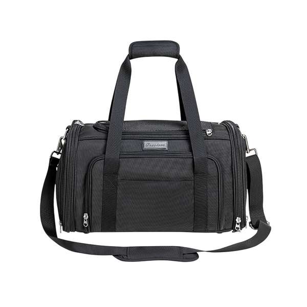 Truelove 3 Side Expandable Duffle Carrier for Dogs and Cats (Wistful Mauve)