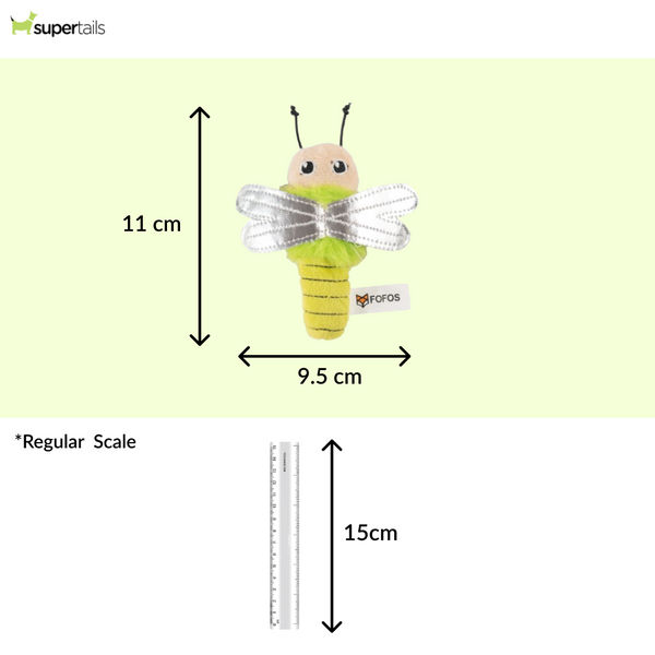 Barkbutler x Fofos Dragonfly Catnip Toy for Cats