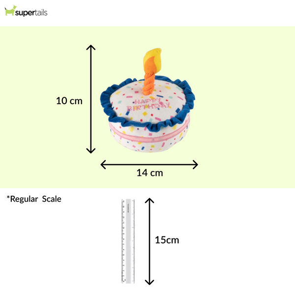 Barkbutler x Fofos Birthday Cake Plush Toy for Dogs