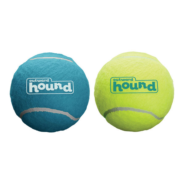 Petstages Squeaker Tenis Ballz Toy for Dogs (Blue/Green)