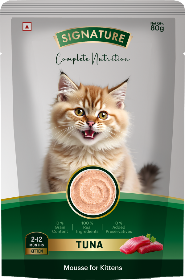Signature Grain Zero Tuna and Salmon Mousse Combo Kitten Cat Wet Food