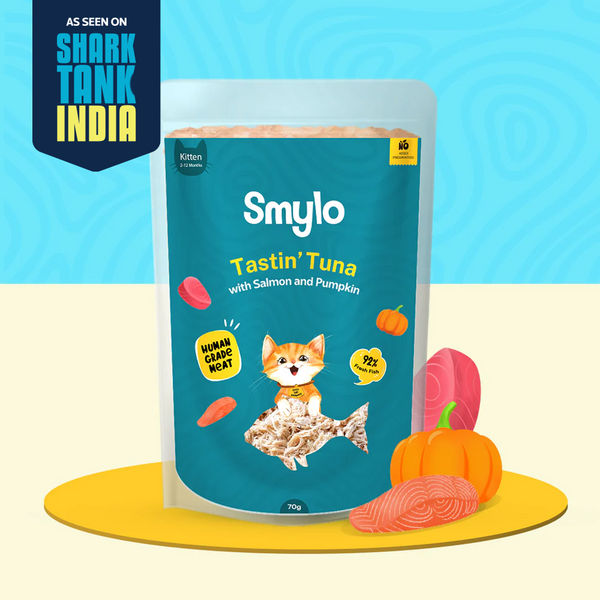 Smylo Kitten Tuna Salmon, Pumpkin, Fresh & No-Preservative Wet Cat Food