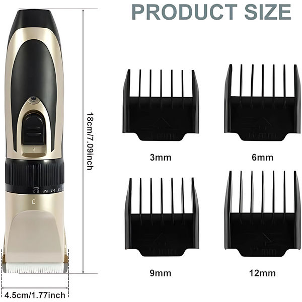 Chullbull Professional Hair Clippers Set Rechargeable Trimmer for Dogs and Cats