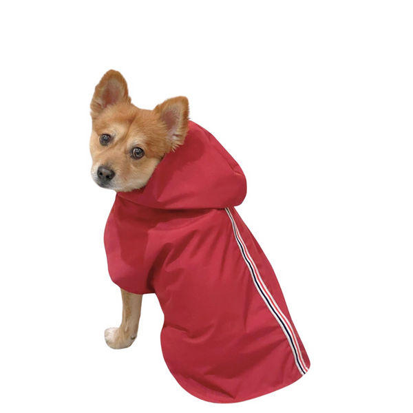 Petsnugs 100% Waterproof Raincoat for Dogs and Cats (Red)