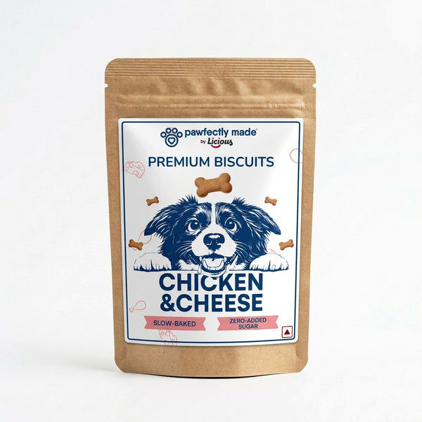 Pawfectly Made By Licious Chicken & Cheese Biscuits Dog Treats