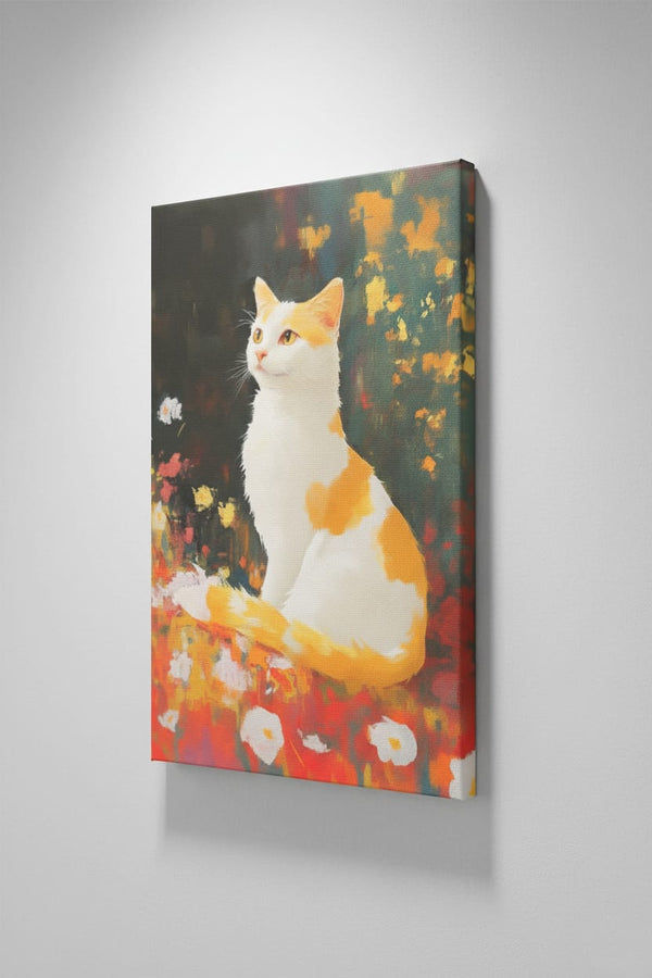 EverythingBoho The Farsighted Cat Wall Art (Bottle Green)
