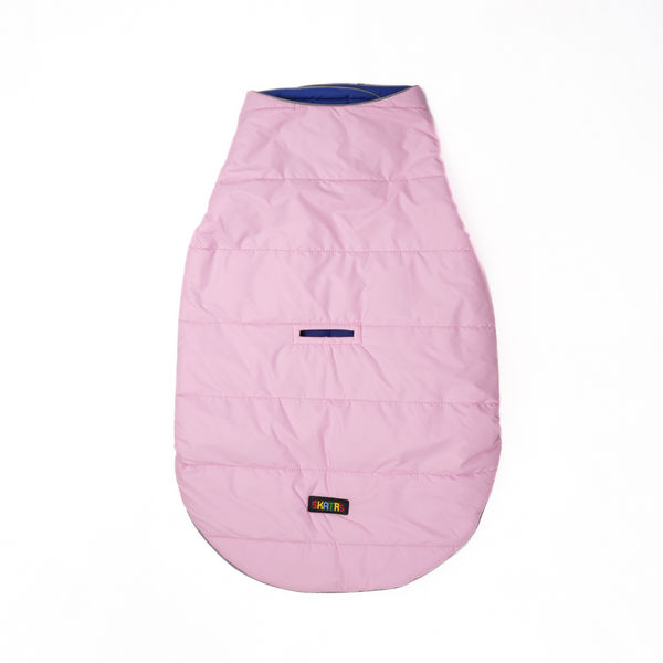 Skatrs Cotton Candy Cuddles Puffer Reversible Jacket for Dogs and Cats