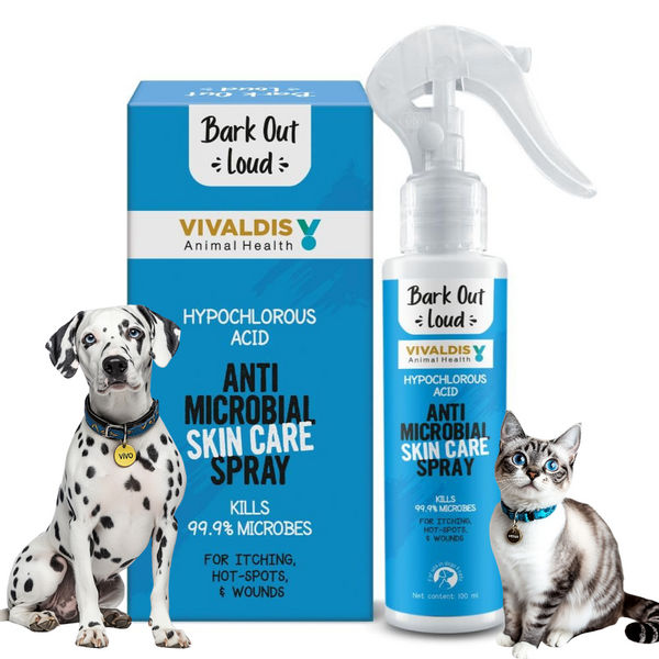 Bark Out Loud Anti Microbial Skin Spray for Dogs and Cats