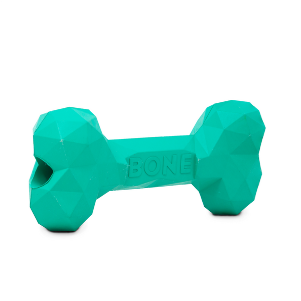 Barkbutler Chu the bone Treat Dispensing Toy for Dogs (Green)
