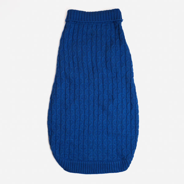 Skatrs Blue Sweater For Dogs and Cats