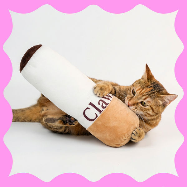 WTF Clawsicc Cigarette Plush Toy For Dogs and Cats