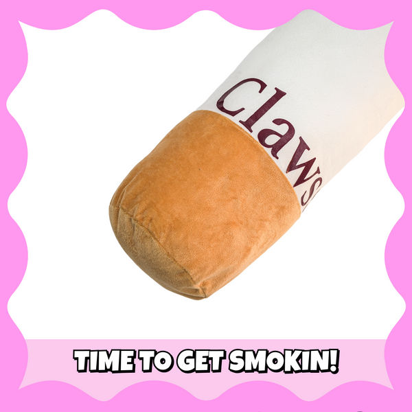 WTF Clawsicc Cigarette Plush Toy For Dogs and Cats