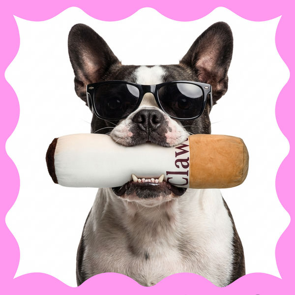WTF Clawsicc Cigarette Plush Toy For Dogs and Cats