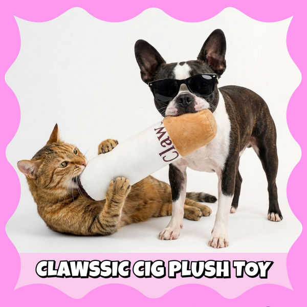 WTF Clawsicc Cigarette Plush Toy For Dogs and Cats