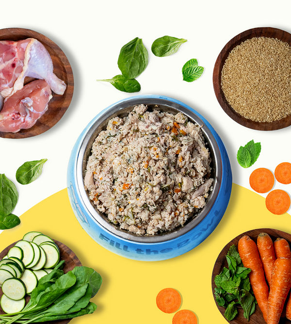Pawfectly Made By Licious Chicken Brown Rice & Veggies Home Meal for Dogs