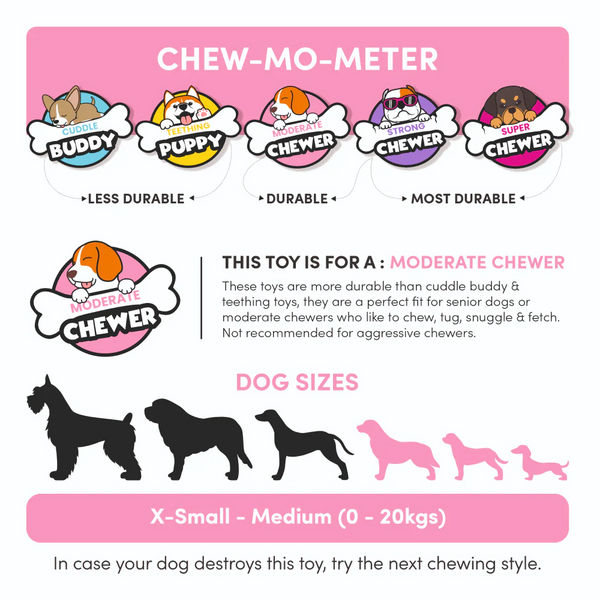 Barkbutler x Fofos Avocado Treat Toy for Dogs | For Medium Chewers