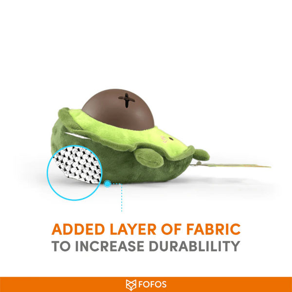 Barkbutler x Fofos Avocado Treat Toy for Dogs | For Medium Chewers