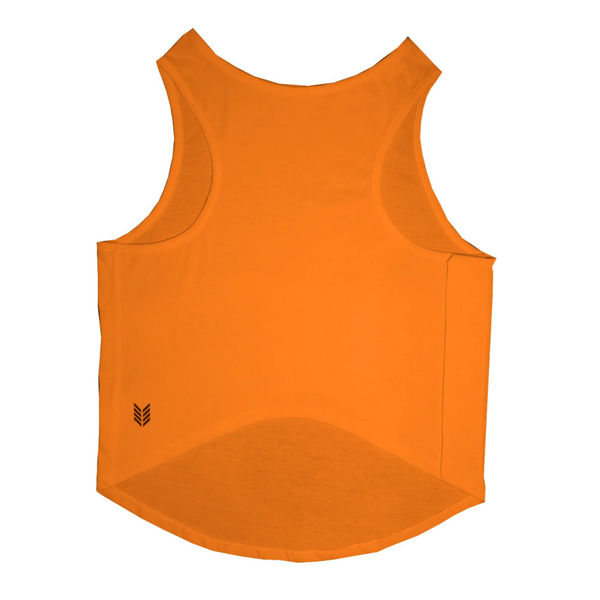 Ruse IPL "Funrisers Hyderabad" Printed Tank Jersey for Cats (Orange) | Indian Pet League