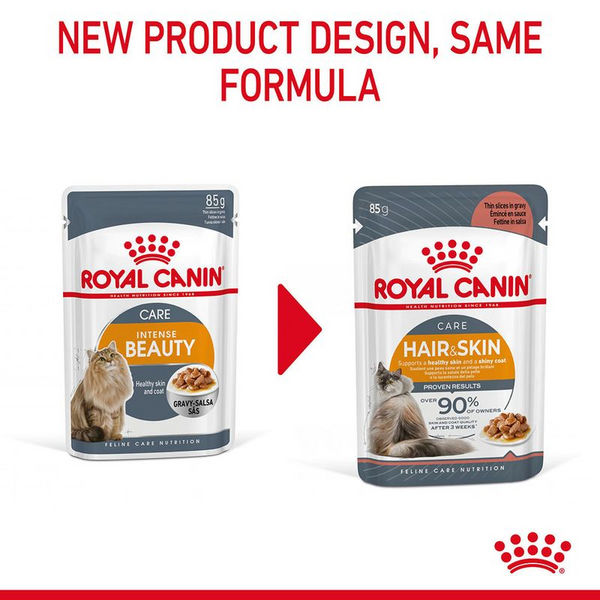 Royal Canin Hair & Skin Care Adult Gravy Cat Wet Food