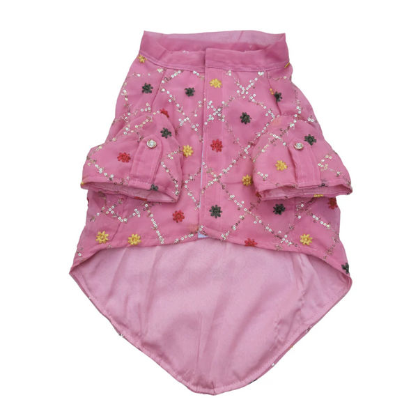 Pawgypets Festive Shirt for Dogs (Pink)