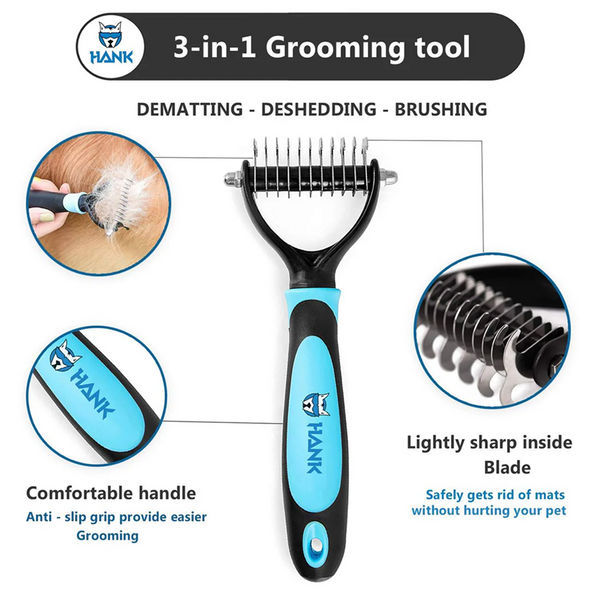 Hank Pet Safe Dematting Comb Easy Mats and Tangles Remover