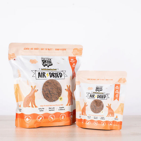 Homiee & Ginger Grain Free Air Dried Puppy & Adult Dog Dry Food