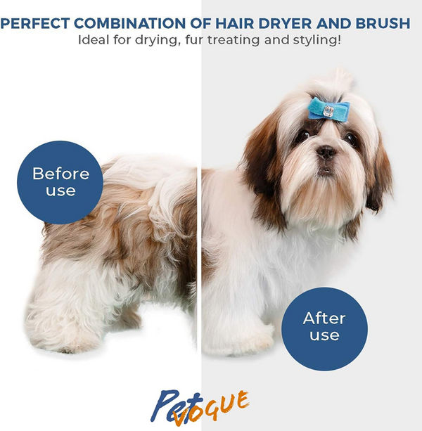 PetVogue Portable Professional Home Grooming Kit with Hair Drying & Blower for Dogs & Cats