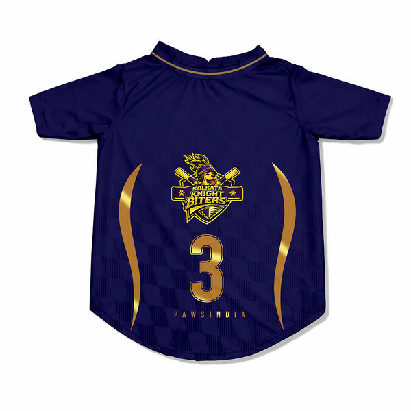 Pawsindia Kolkata Knight Biters T20 Pets Premier League Jersey for Dogs | Indian Pet League